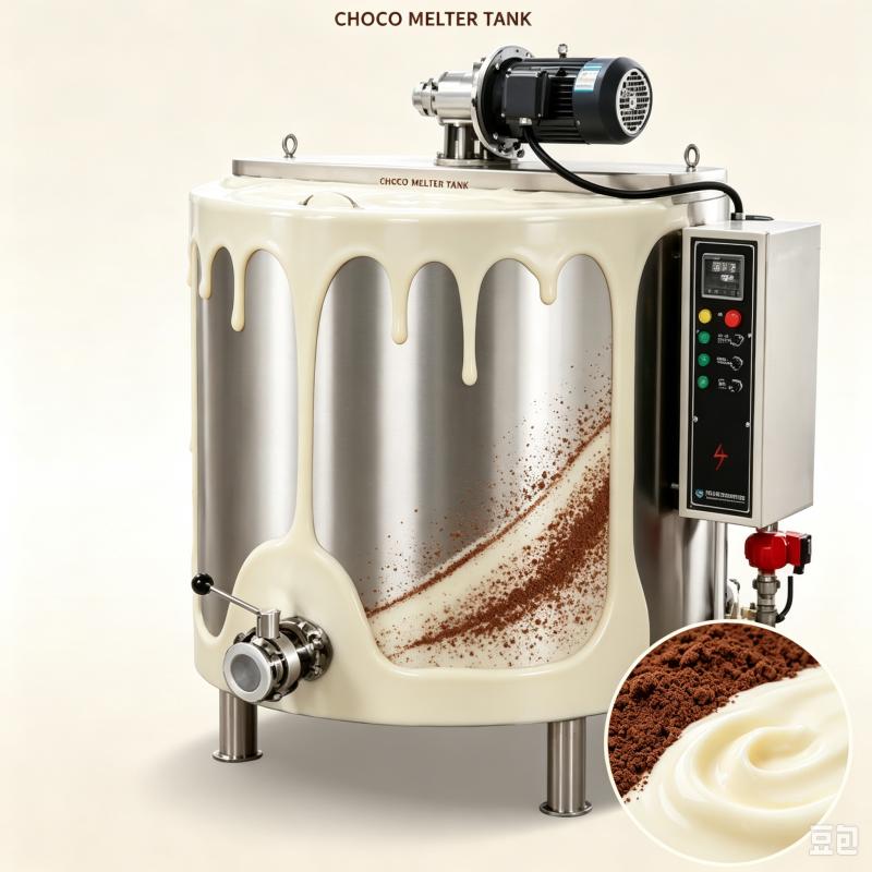 Food Storage And Temperature - チョコレート溶解機 温度制御式保持タンク 食品グレードステンレス製チョコレート工場用保管システム