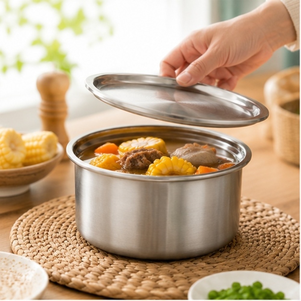 Food Storage Time - 304ステンレス鋼製蓋付きラメキン、蒸し卵、ベビーフードボウル、プリン、デザート、エアフライヤー、ベーキング、食事準備、保存容器、RV用