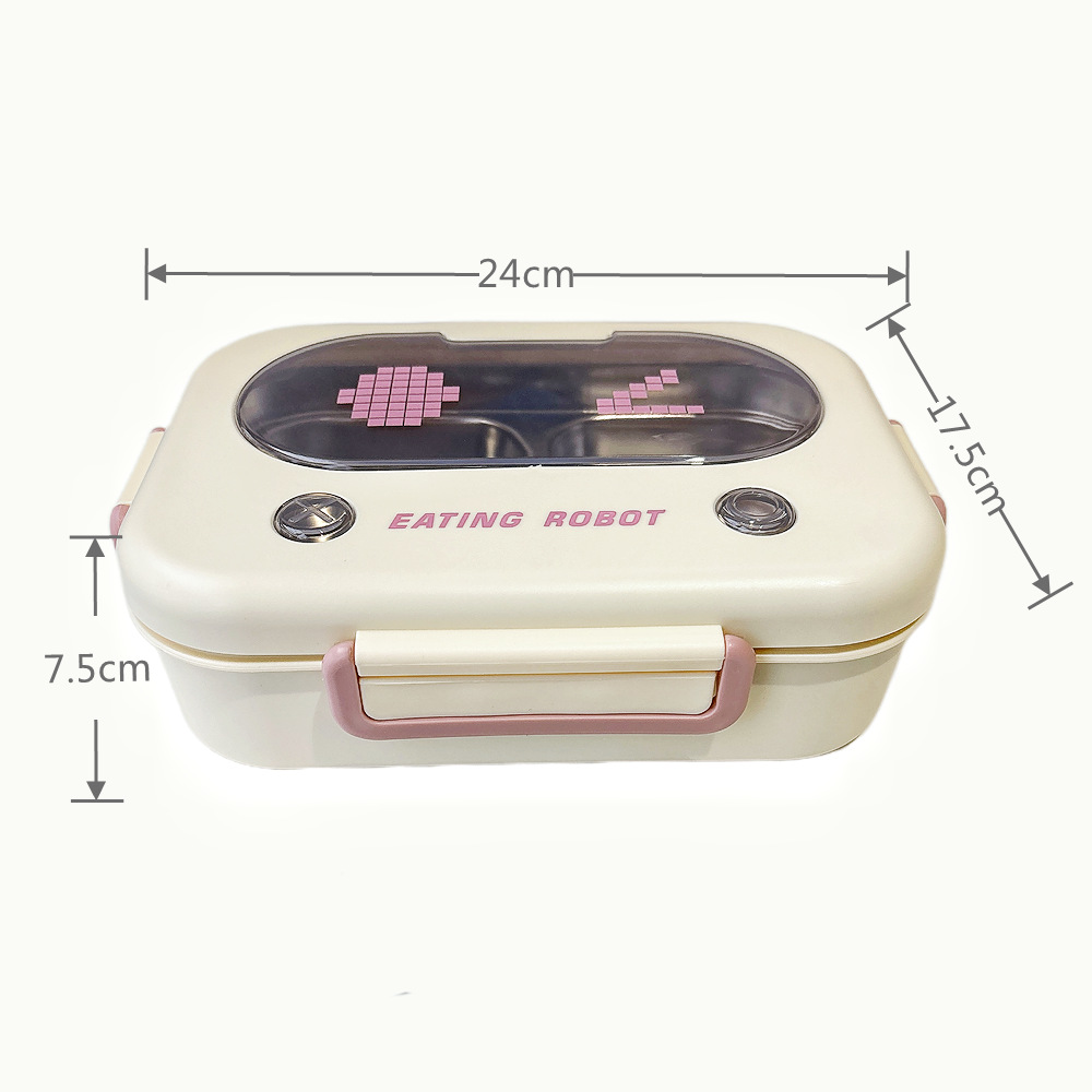 Food Storage Prep Containers - 保温弁当箱ステンレス鋼ランチコンテナ漏れ防止食品保存オーガナイザーポータブル食事準備キャンプ用