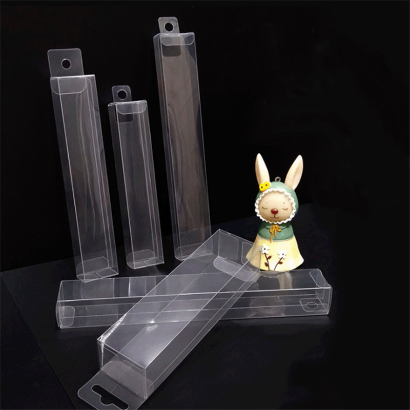 Food Storage Aluminum - 正方形のクリア PVC ギフト包装ボックスキャンディーアップルカップケーキボックス穴トップ DIY プラスチック PET