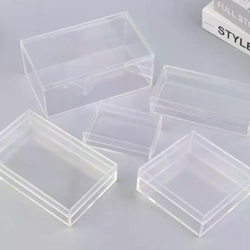 Food Storage In Plants - 新しい厚みのある長方形アクリル収納ボックス高透明食品ギフト包装植物造園透明ボックス