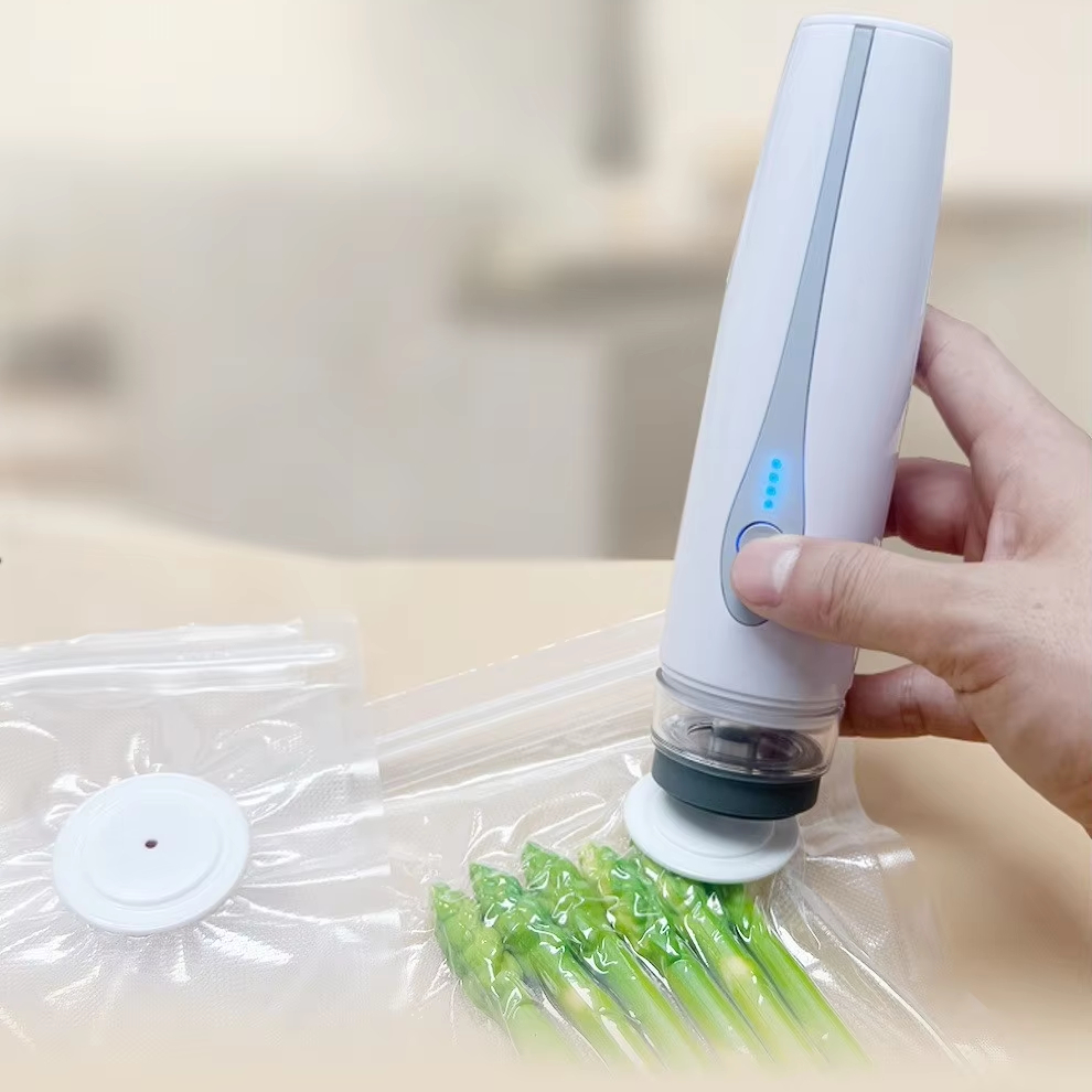 Food Storage Home - 自動ミニ真空シーラー包装機 家庭用プラスチック食品スナック保存家電 電源式