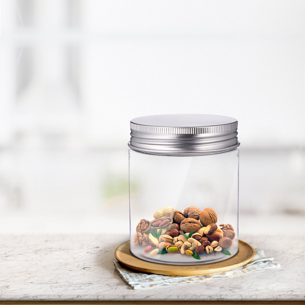 Food Storage Pet - 10個入り食品保存容器 透明密閉容器 茶葉、コーヒー豆、ドライフルーツ、ナッツ、ビスケット用 キッチンパントリー用 密閉容器