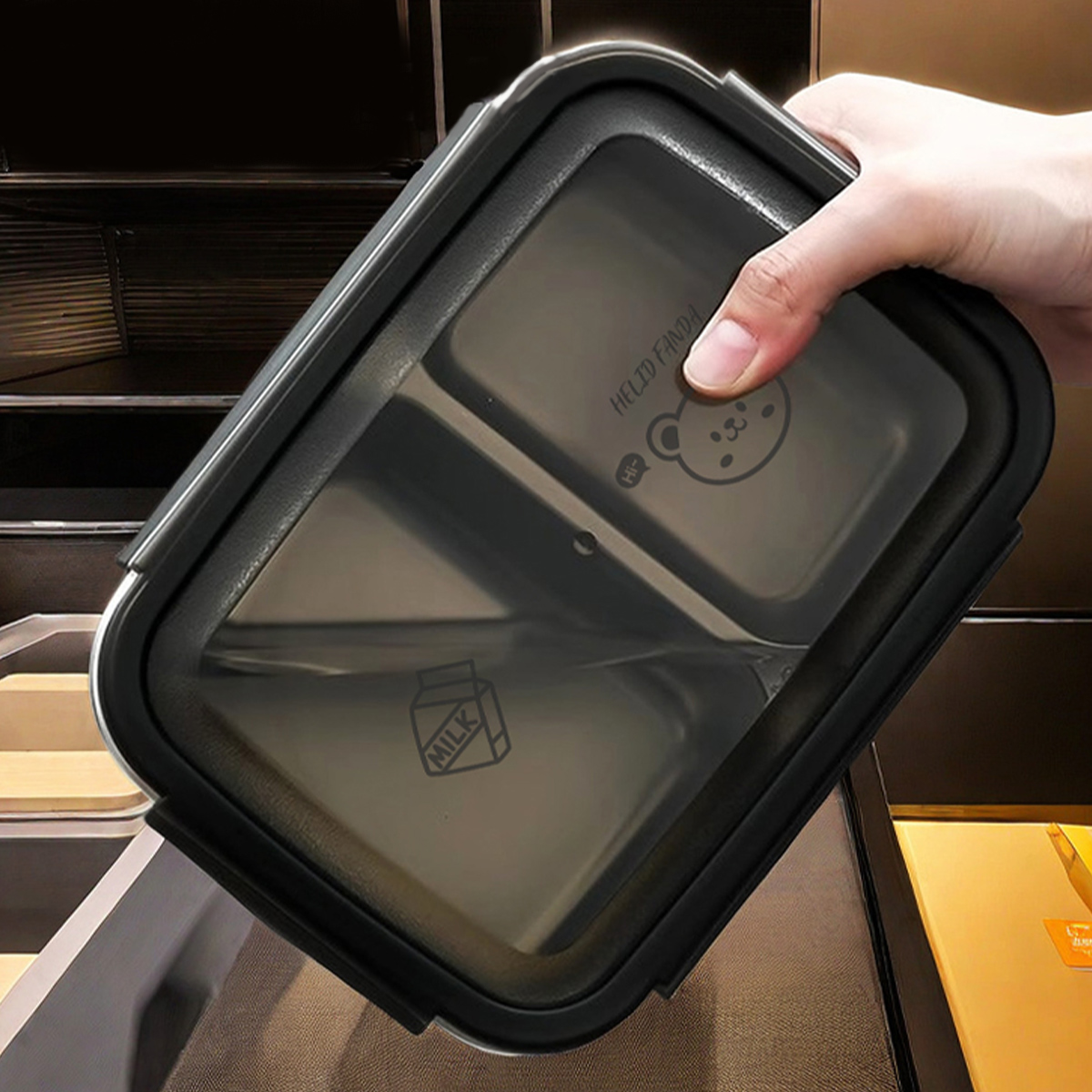 WORTHBUY 2/3 グリッド 304 ステンレス鋼弁当 - Food Storage Box Large のレビューと価格