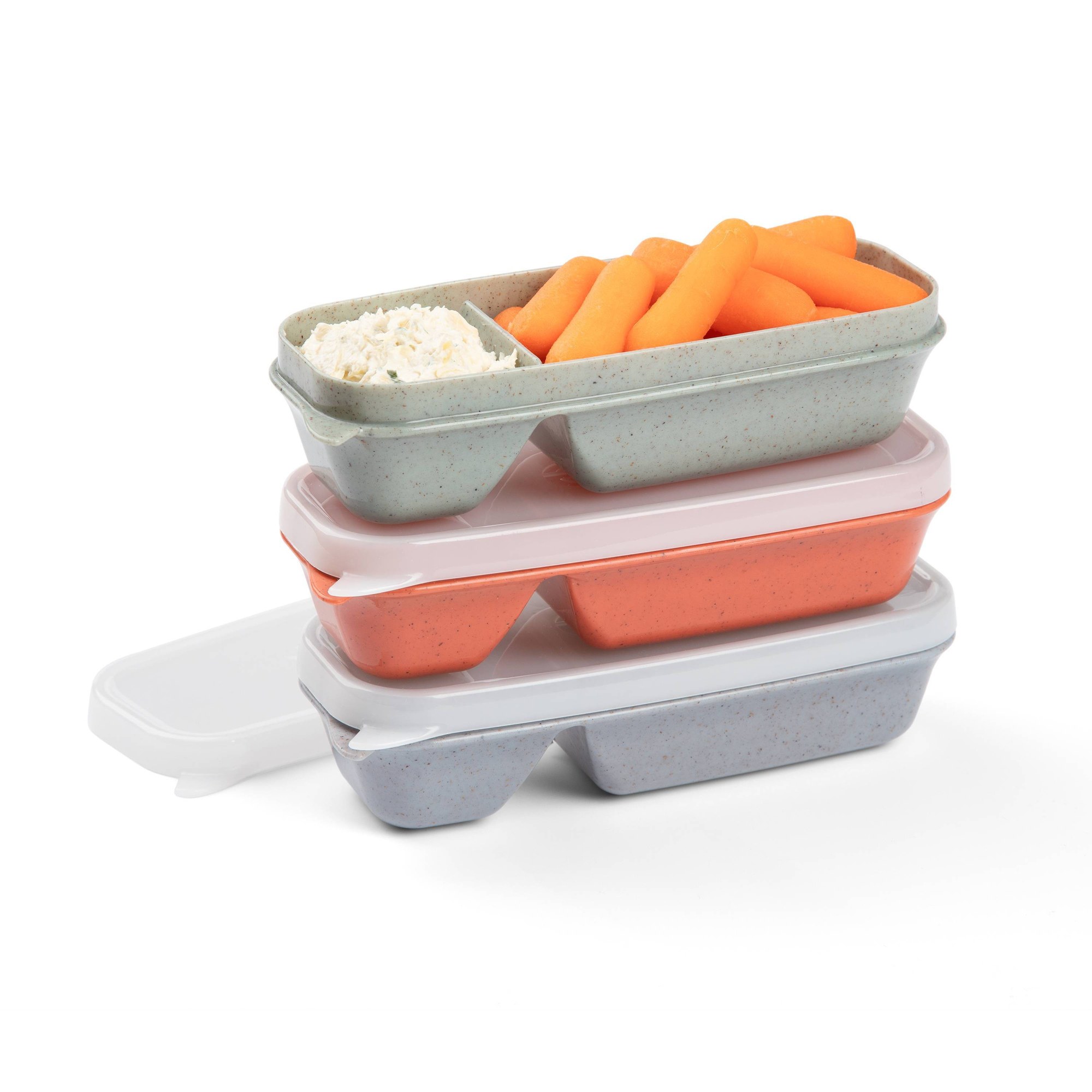 漏れ防止スナック＆ディップ食品保存容器、しっかり密閉できる蓋 - Food Storage Prep Containers のレビューと価格