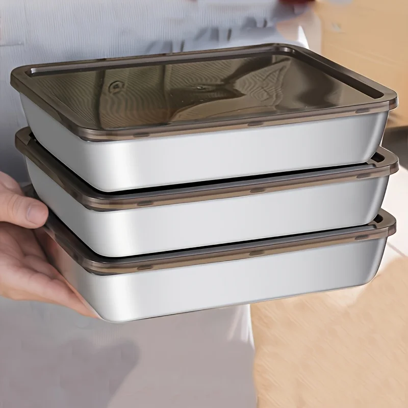 5個入りステンレス製食品保存容器セット - 漏れ防止蓋、耐久 - Food Storage Home のレビューと価格