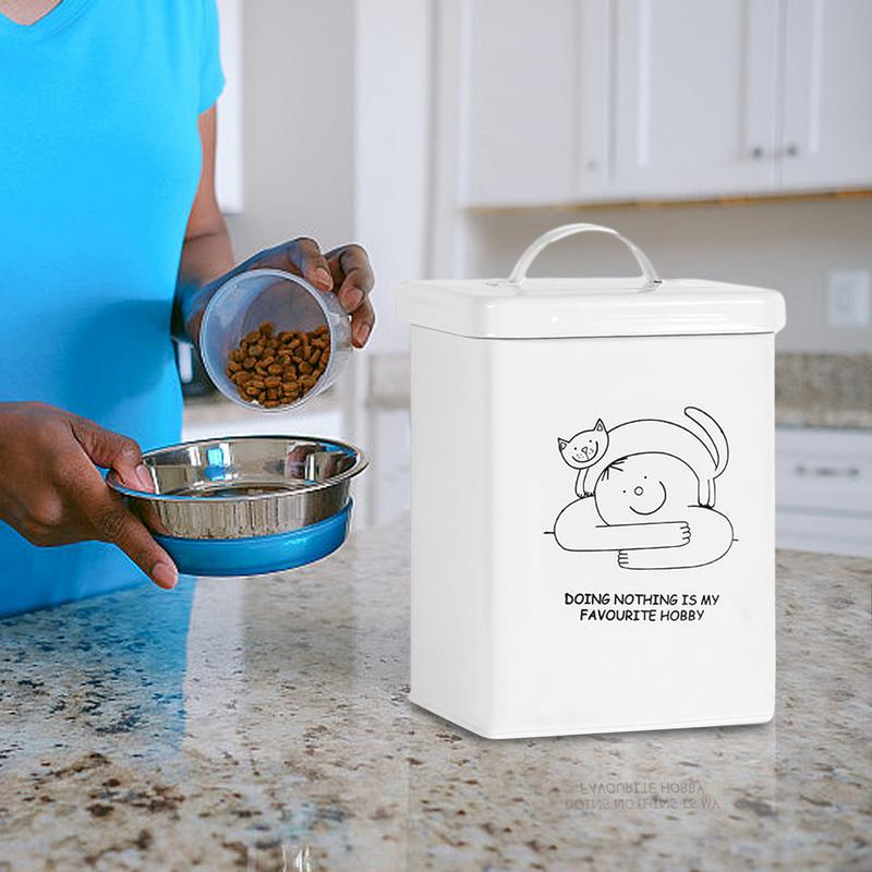 犬のフードストレージコンテナ,蓋とスプーン付きの防水収納容器 - Food Storage Pet のレビューと価格