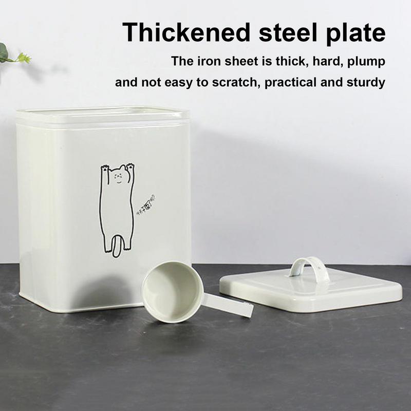 犬のフードストレージコンテナ,蓋とスプーン付きの防水収納容器 - Food Storage Pet のレビューと価格