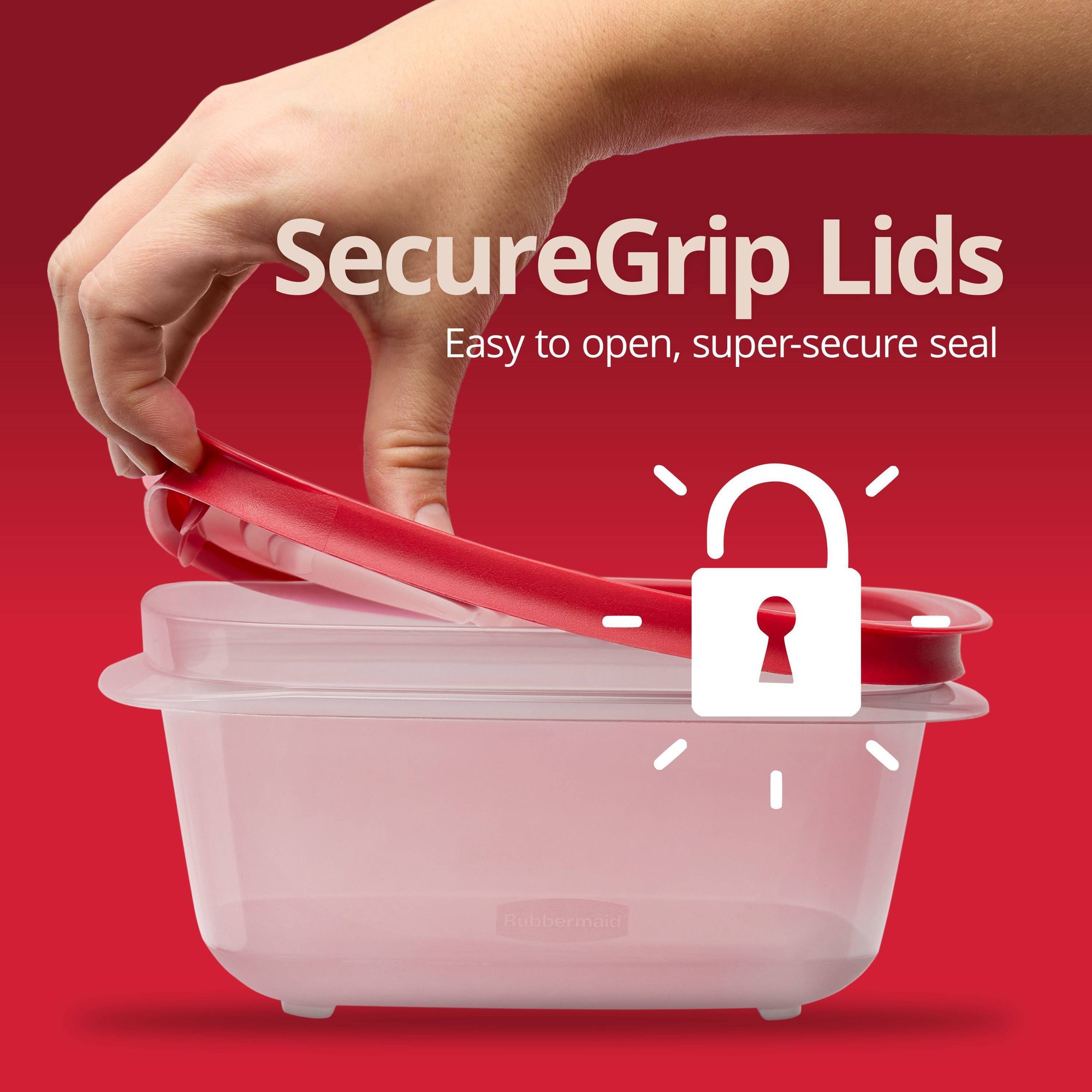 赤い長方形の食品保存容器、キッチンでの食事の準備に便利な蓋付 - Food Storage Prep Containers のレビューと価格
