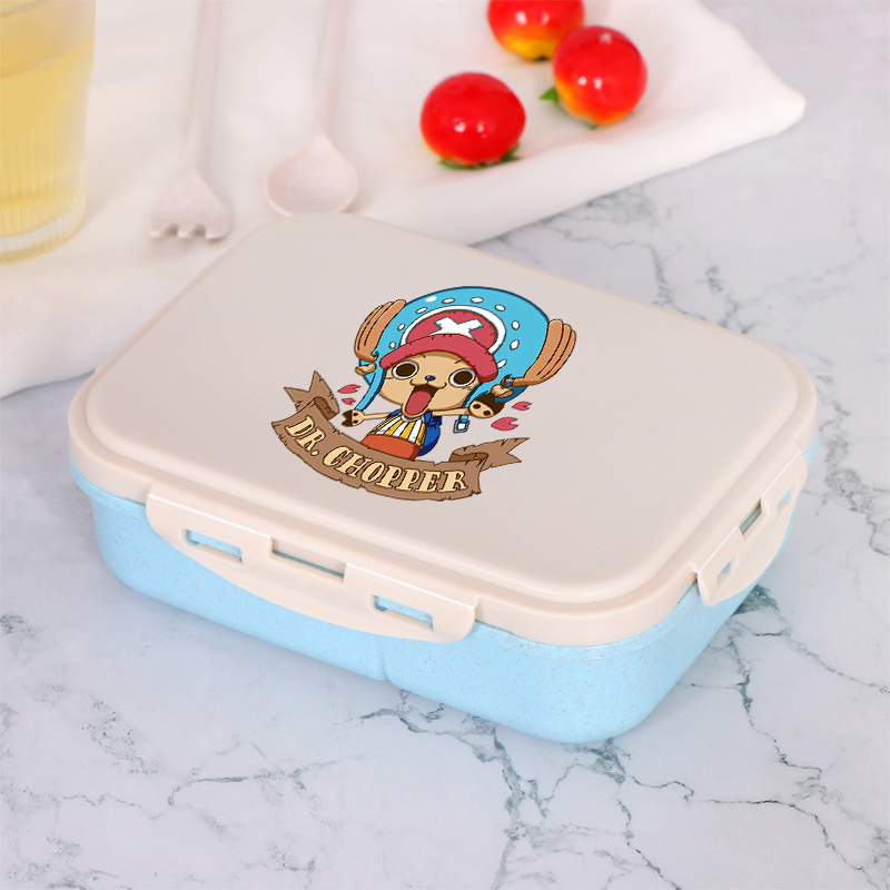 ワンピース少年少女弁当弁当箱ポータブル食品ボックス電子レンジ - Food Storage Kitchen のレビューと価格