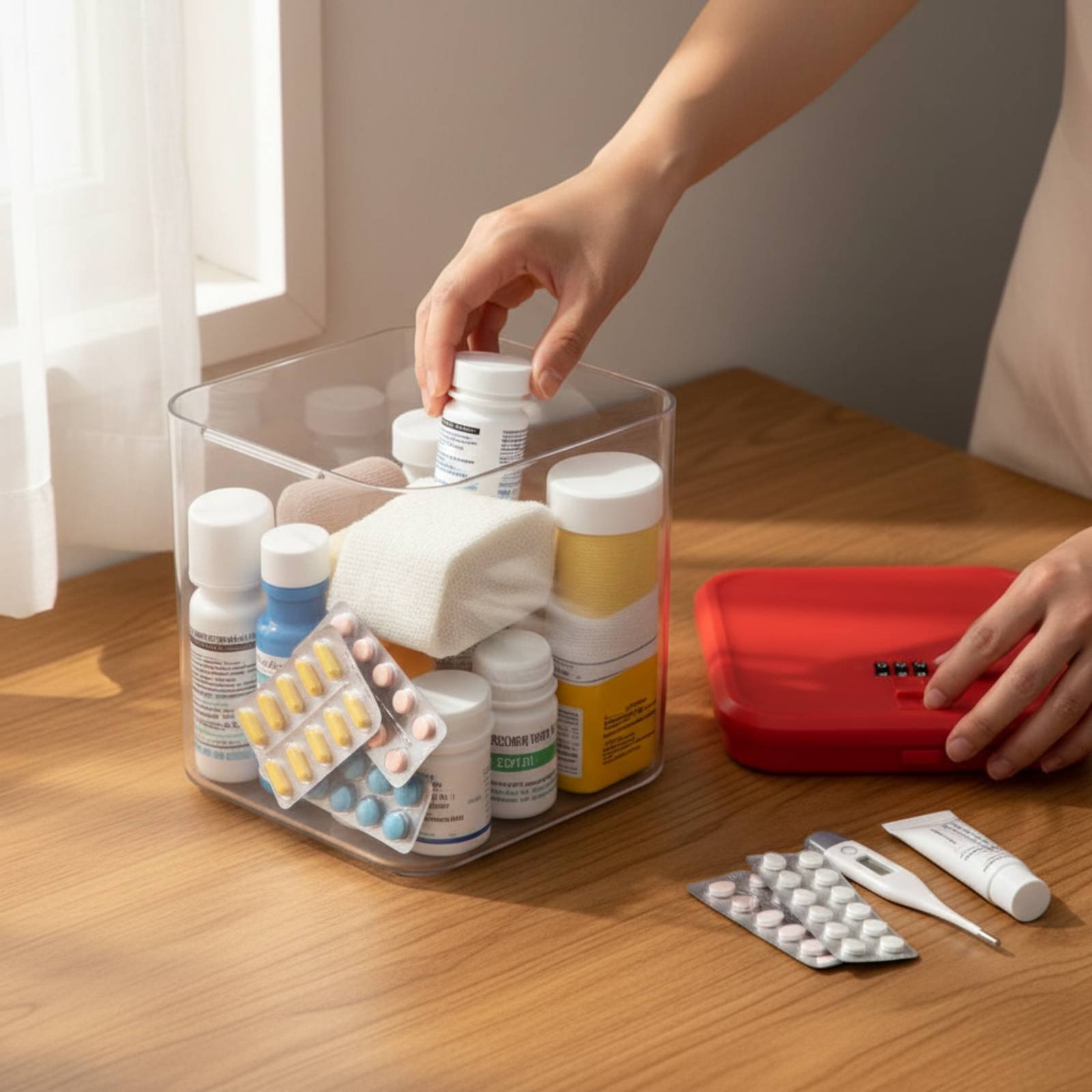 透明なロック可能なボックス 多用途のロック可能な収納ボックス - Food Storage Kitchen のレビューと価格