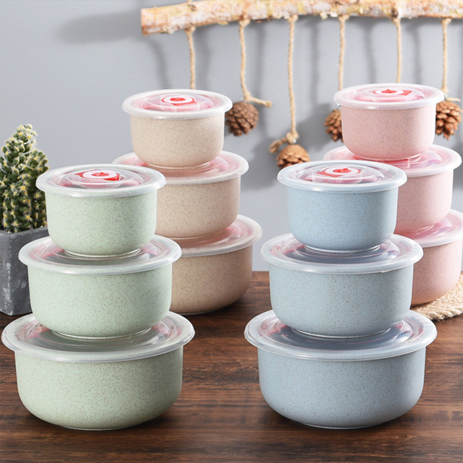 3個入り食品保存容器弁当箱軽量食品保存容器キッチン収納ピクニ - Food Storage Prep Containers のレビューと価格