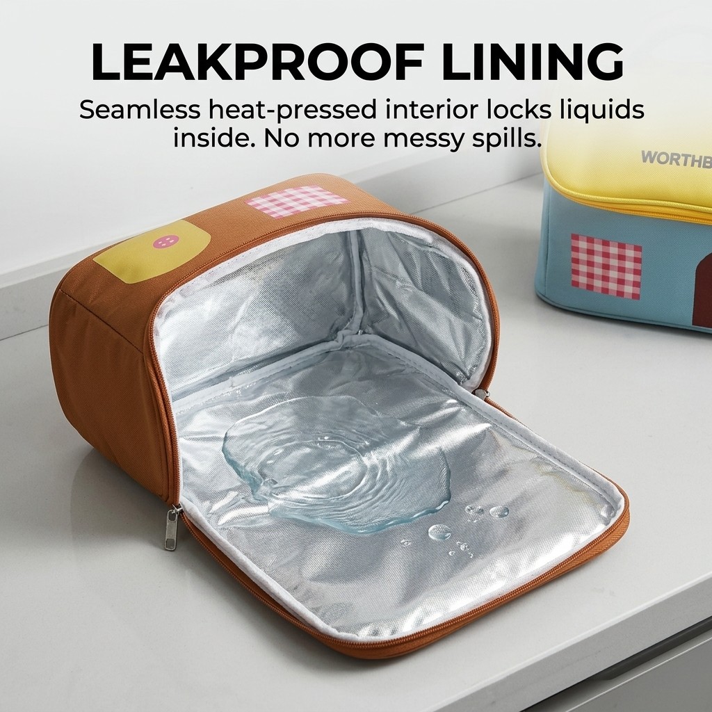 オックスフォード製サーマルランチバッグ、ジッパー付き、大容量 - Food Storage Box Large のレビューと価格