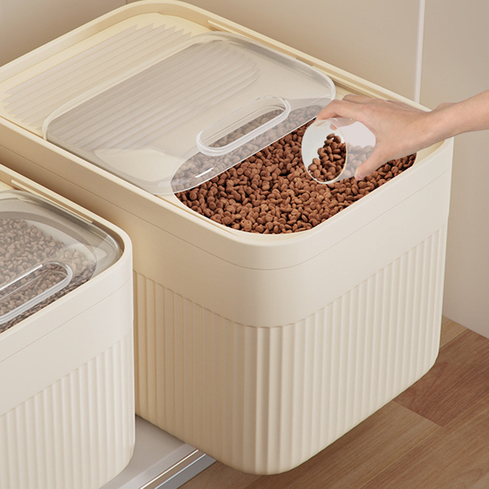 ドッグフードストレージコンテナ5/10/15L - Food Storage Box Large のレビューと価格