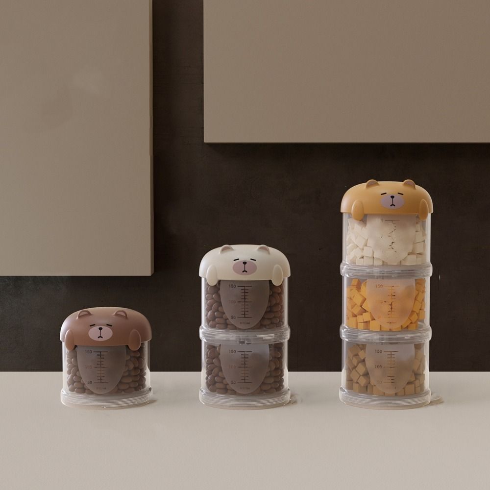 実用的なプラスチック製多層キャットフードボックス防湿かわいい - Food Storage Pet のレビューと価格