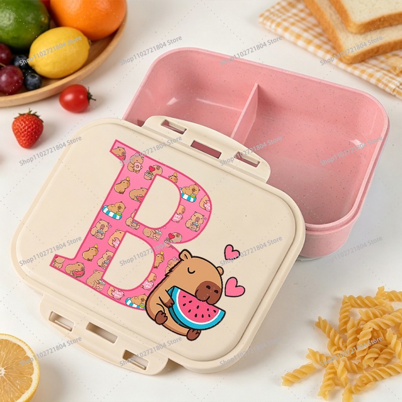 カピバラ大容量弁当箱 男の子 女の子向け アニメ漫画プリント - Food Storage Box Large のレビューと価格