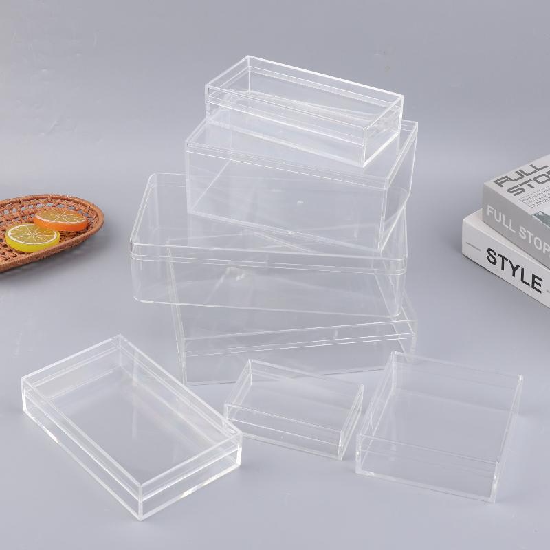 厚みのある長方形アクリル収納ボックス高透明食品ギフト包装植物 - Food Storage In Plants のレビューと価格