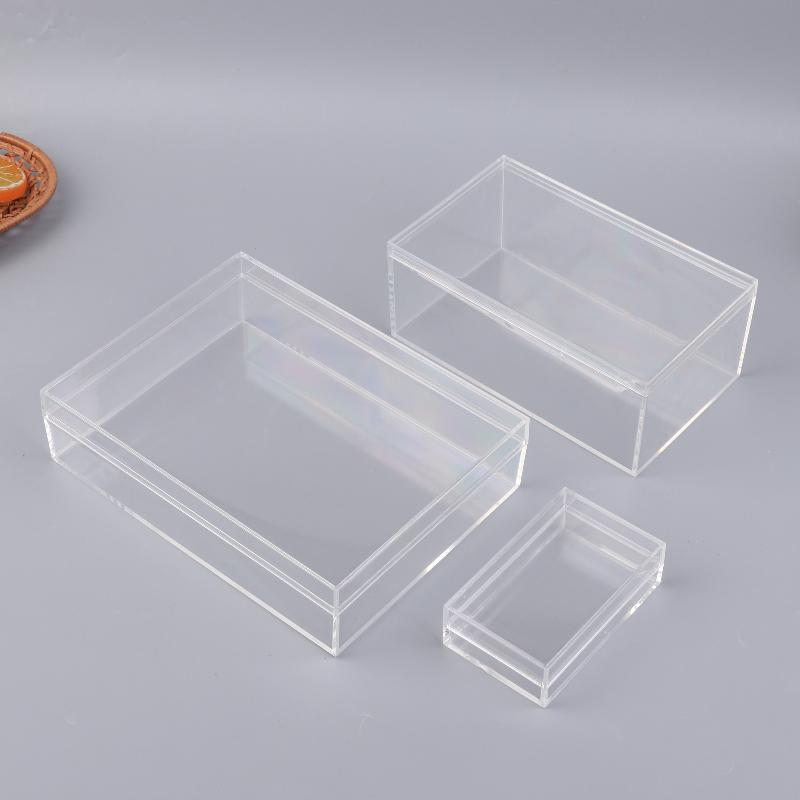 厚みのある長方形アクリル収納ボックス高透明食品ギフト包装植物 - Food Storage In Plants のレビューと価格