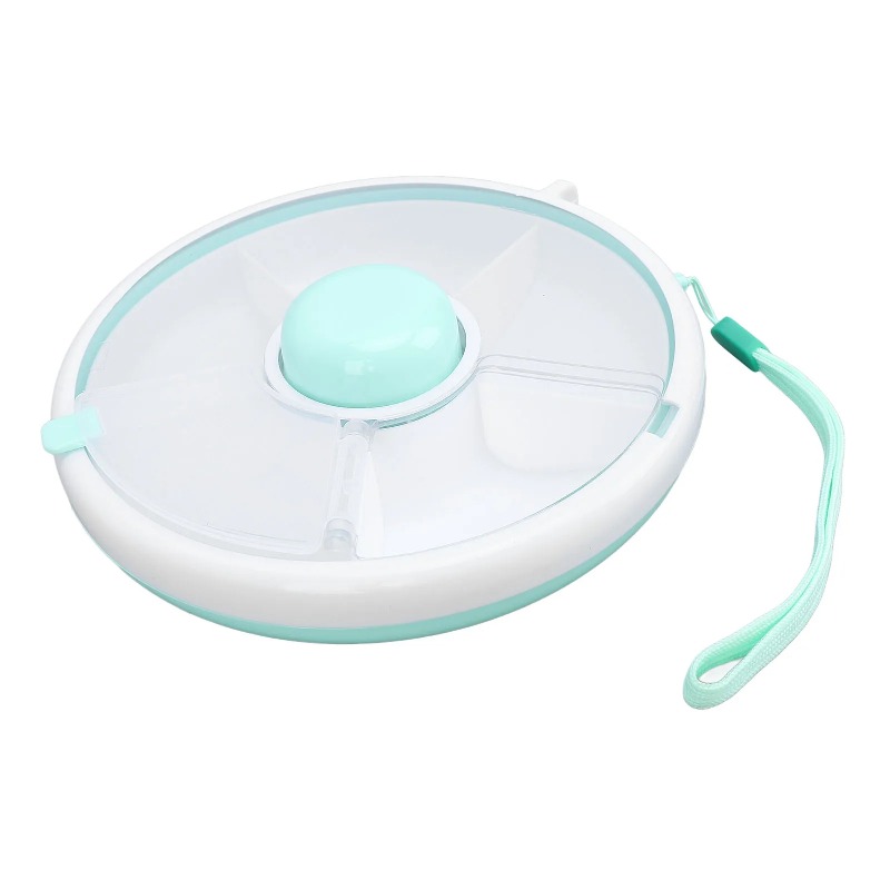 360 °   回転スナックコンテナ大容量シール子供用フルー - Food Storage Box Large のレビューと価格