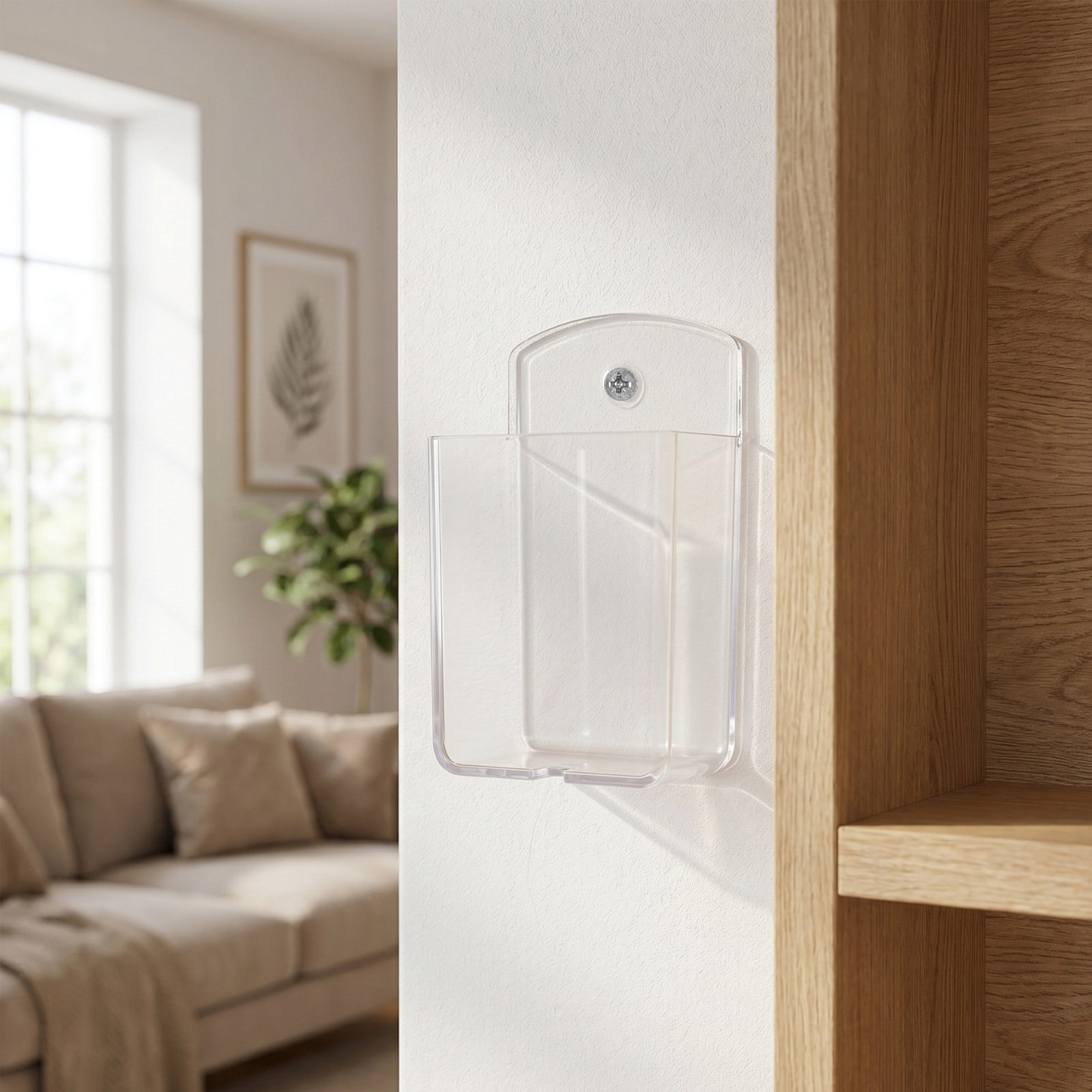 リモコンホルダー 壁掛け 3.9x2.5x1.2インチ プラ - Food Storage Home のレビューと価格