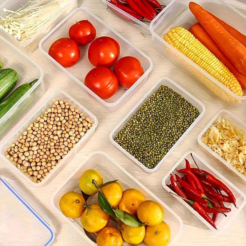 8個セットには、4つの容器と4つの蓋が含まれています。気密食 - Food Storage Time のレビューと価格