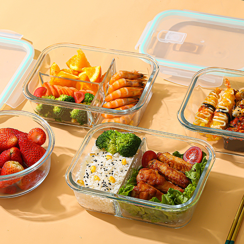 ガラス製鮮度保持容器 高硼珪酸耐熱電子レンジ対応弁当箱 冷蔵 - Food Storage Containers Glass のレビューと価格