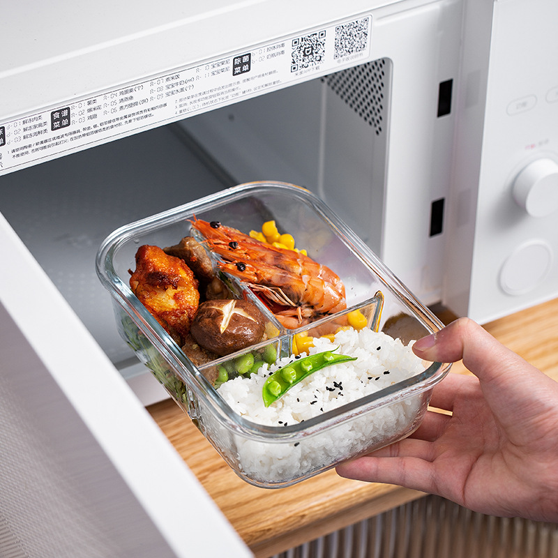 ガラス製鮮度保持容器 高硼珪酸耐熱電子レンジ対応弁当箱 冷蔵 - Food Storage Containers Glass のレビューと価格