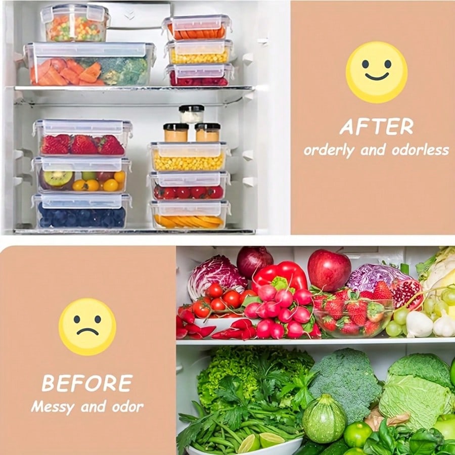 24個入りの食品保存容器セット、漏れ防止の密閉蓋付き再利用可 - Food Storage Prep Containers のレビューと価格