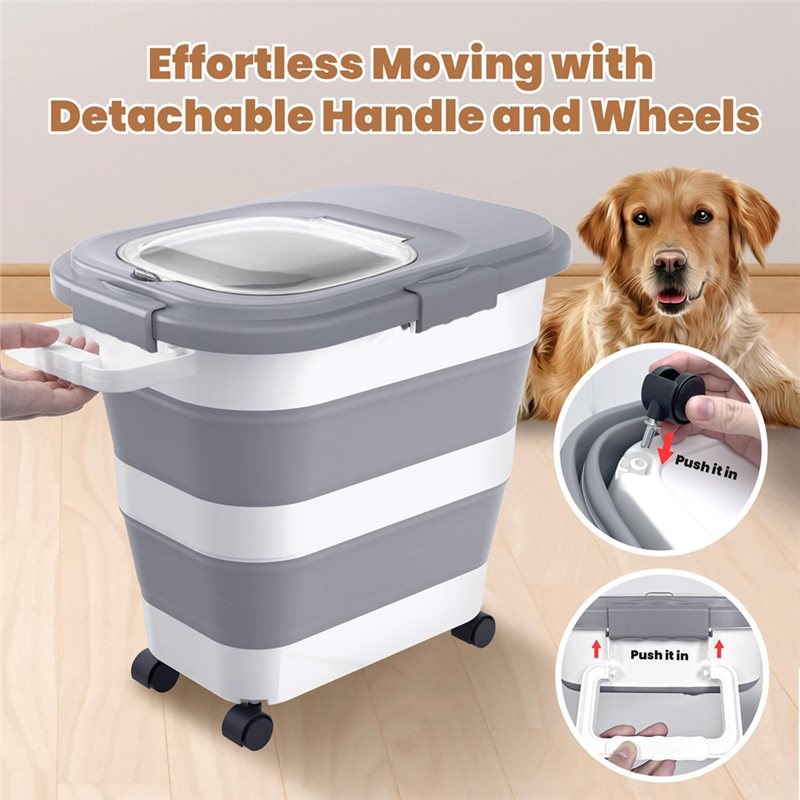 A53Q-食品保存容器 1個 ペットフード容器 ドッグフード - Food Storage Pet のレビューと価格