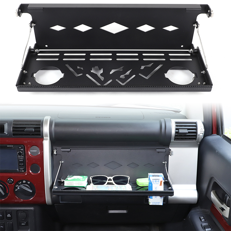 2007-2021年式トヨタFJクルーザー用 車用助手席収納 - Food Storage Aluminum のレビューと価格