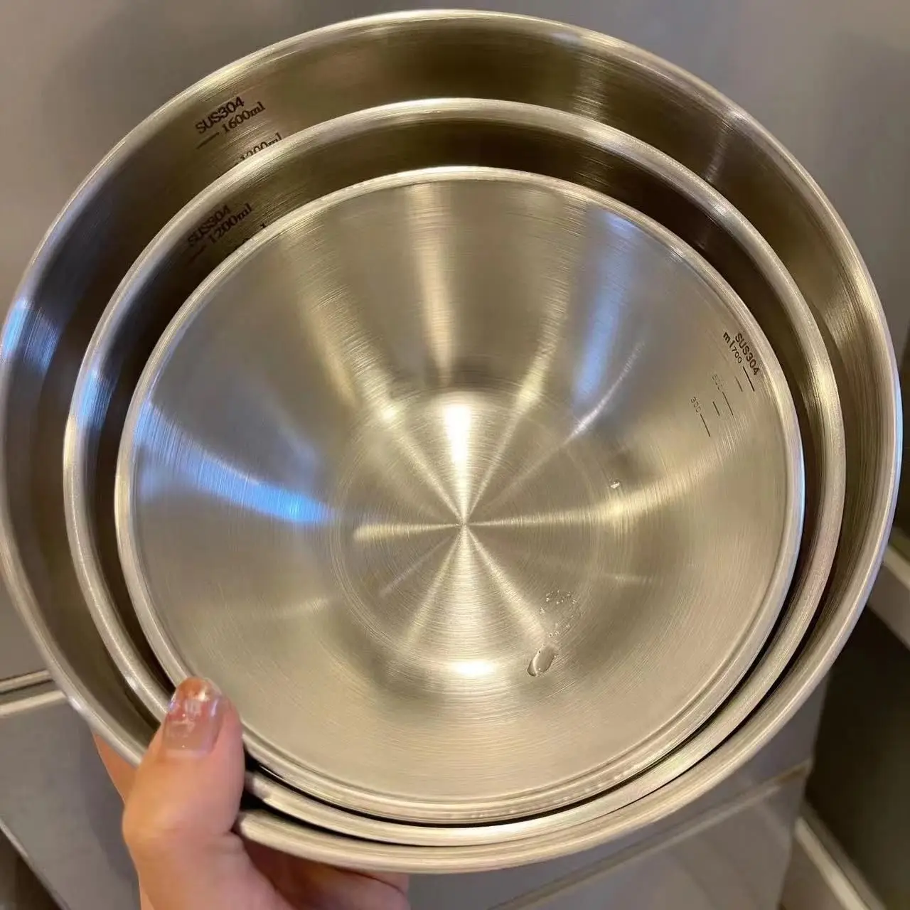 1～3個のステンレス製ボウルセット、計量機能付き、調理、ベー - Food Storage Home のレビューと価格