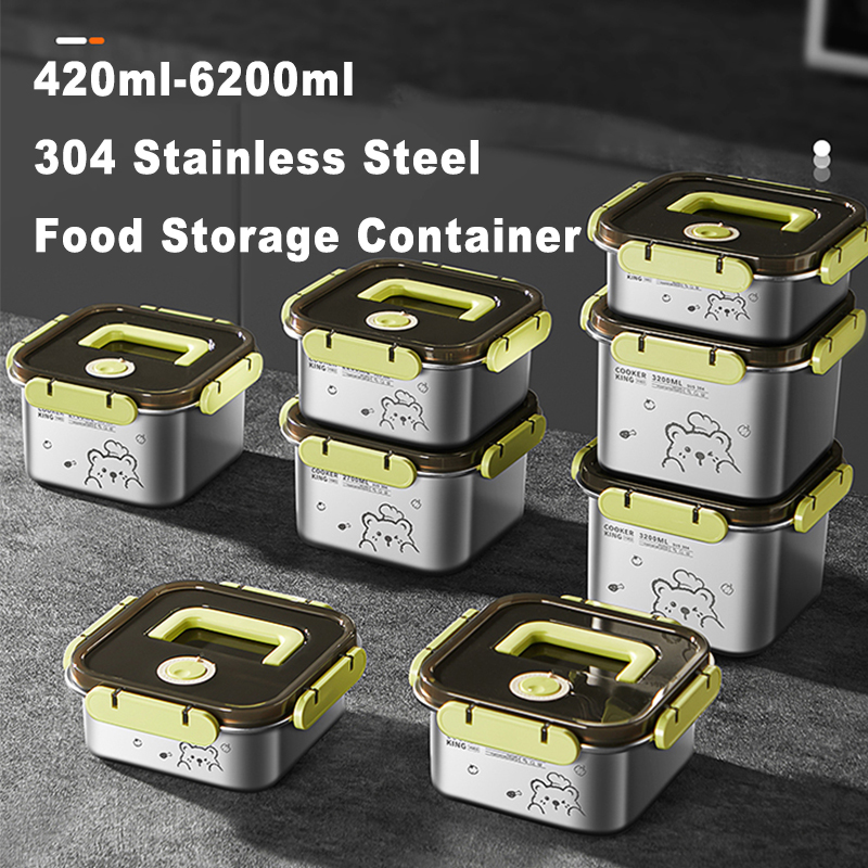 COOKER KING 420ml-6200ml 大容量ステ - Food Storage Box Large のレビューと価格