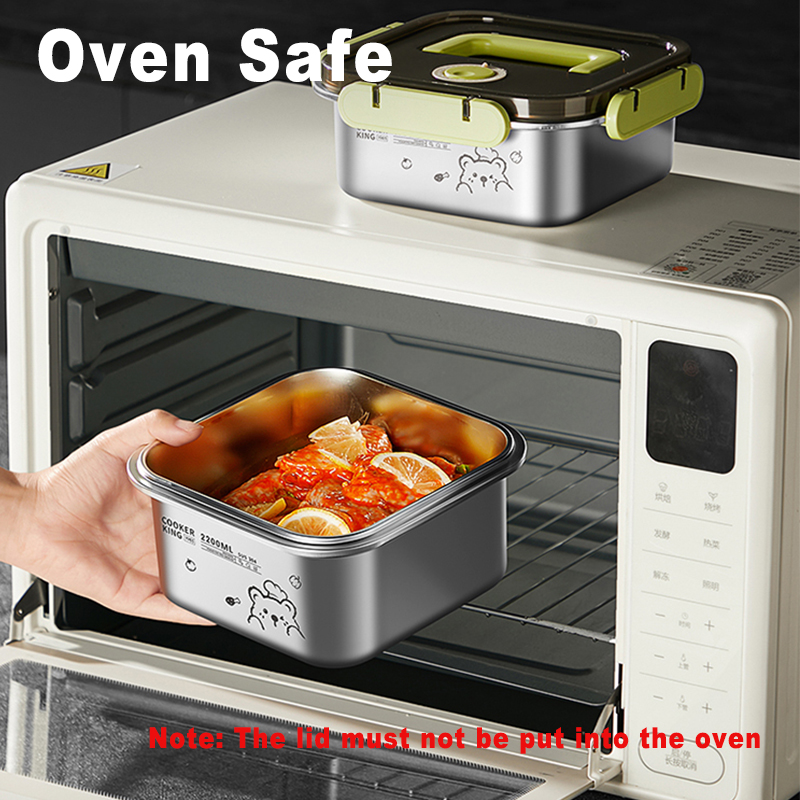 COOKER KING 420ml-6200ml 大容量ステ - Food Storage Box Large のレビューと価格