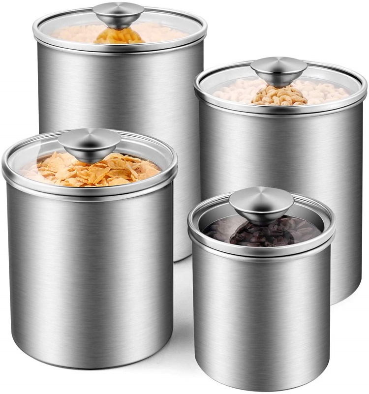 食品保存容器 茶葉 コーヒー 砂糖 小麦粉 密閉 キッチン  - Food Storage Containers Glass のレビューと価格
