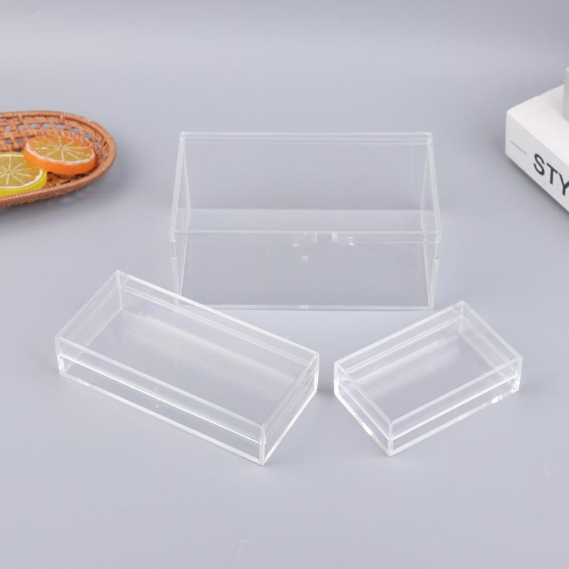 厚みのある長方形アクリル収納ボックス高透明食品ギフト包装植物 - Food Storage In Plants のレビューと価格