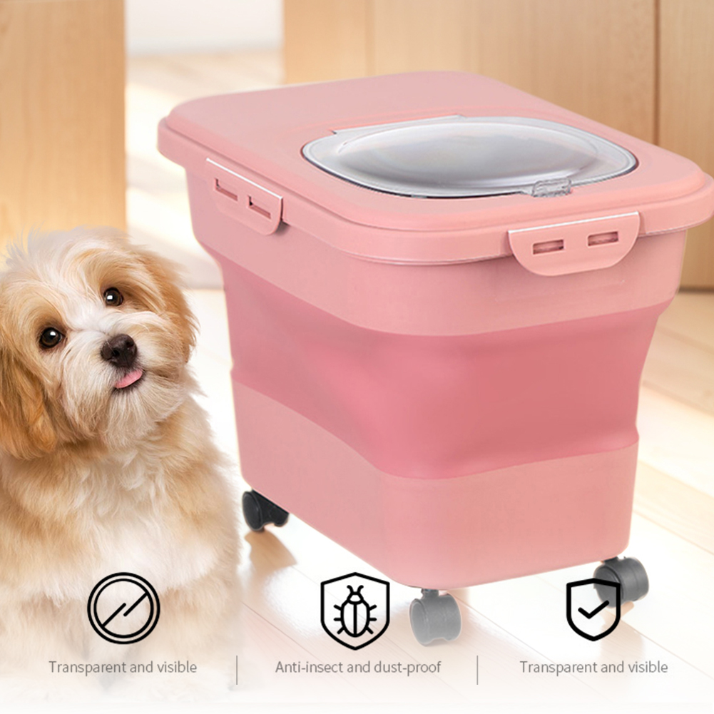 折りたたみ式ドライキャットフードボックス 20-30LB 折 - Food Storage Box Large のレビューと価格