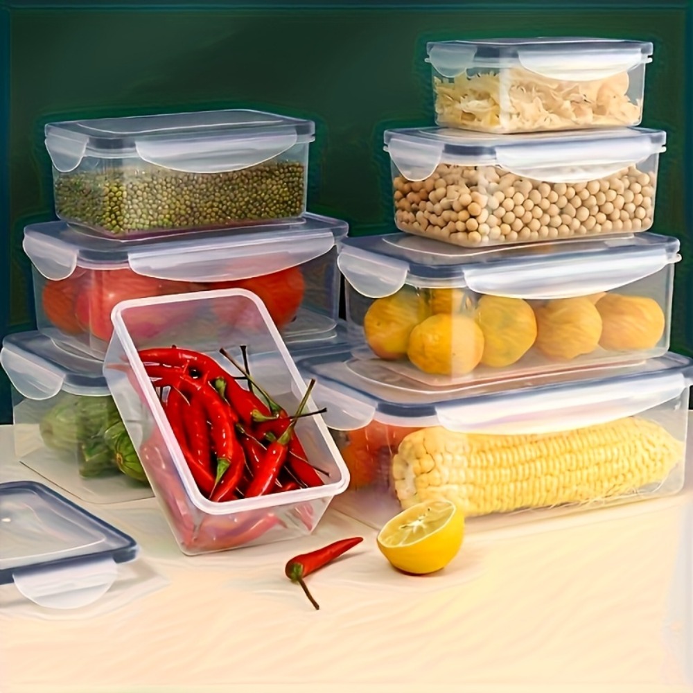 1個入り密閉食品保存容器（蓋付き）、漏れ防止弁当箱、電子レン - Food Storage Prep Containers のレビューと価格