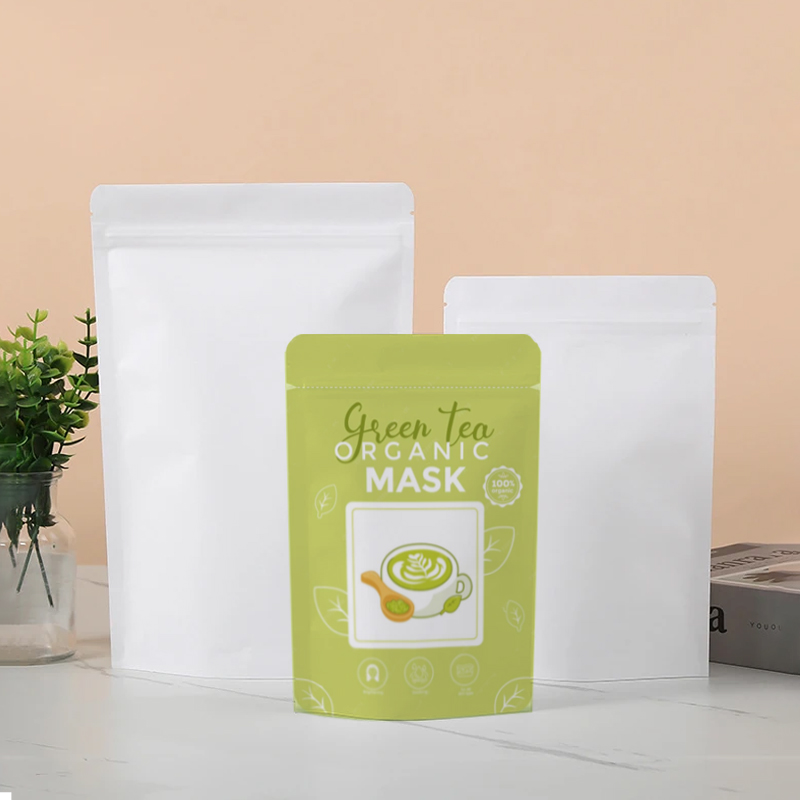 カスタマイズ可能な白クラフト紙ジップロック包装袋 DIY コ - Food Storage In Plants のレビューと価格