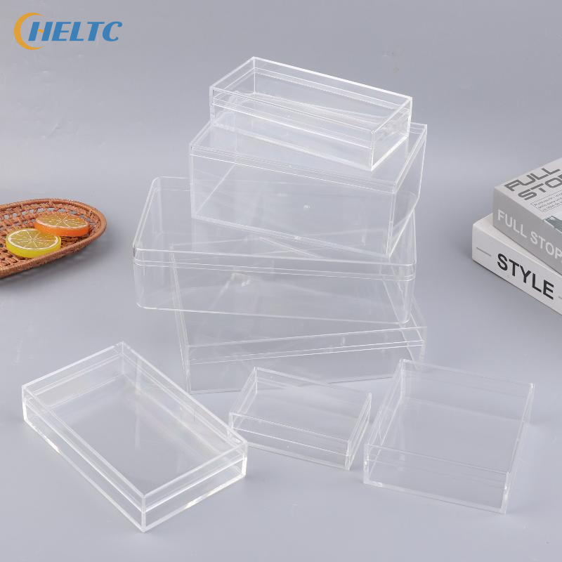 厚みのある長方形アクリル収納ボックス高透明食品ギフト包装植物 - Food Storage In Plants のレビューと価格